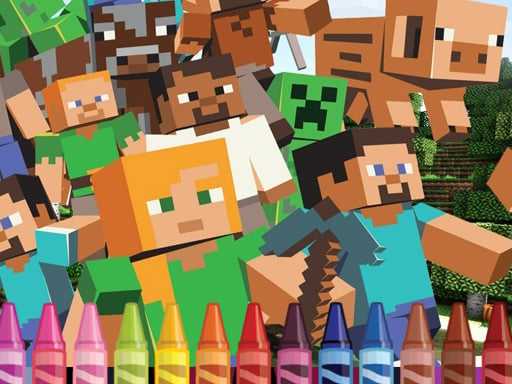 4GameGround   Minecraft Coloring