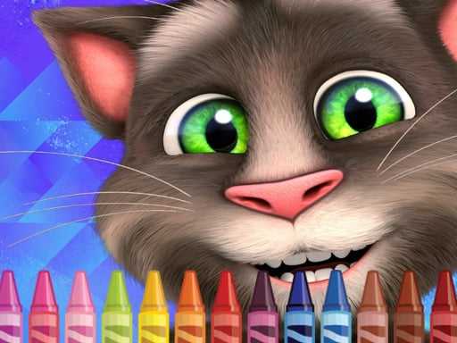 4GameGround   Talking Tom Coloring