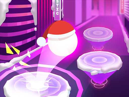 Hop Ball 3D Dancing Ball on Marshmello Tiles Road