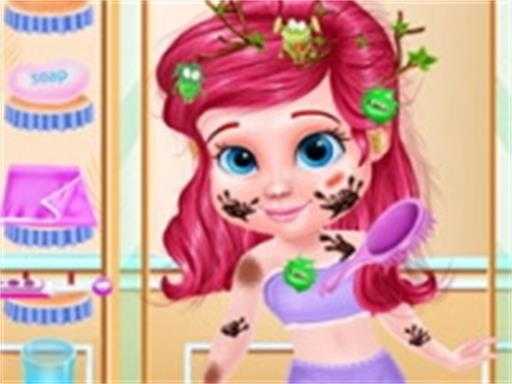 Messy Little Mermaid Makeover Game
