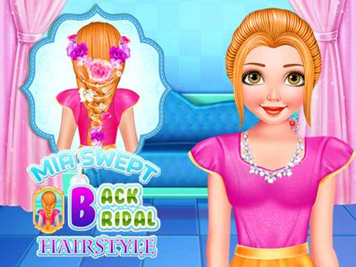 Mia Swept Back Bridal Hairstyle