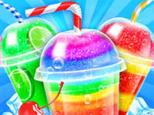 Rainbow Frozen Slushy Truck   Summer Desserts