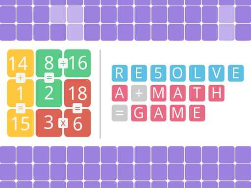 RESOLVE  a math game