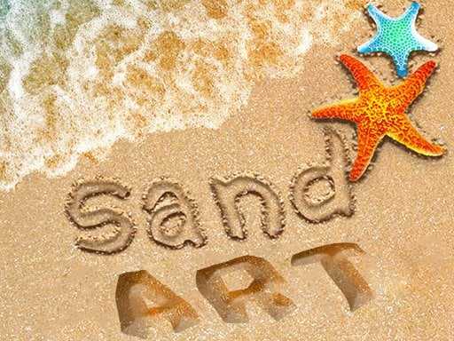 Sand Drawing Game  painting