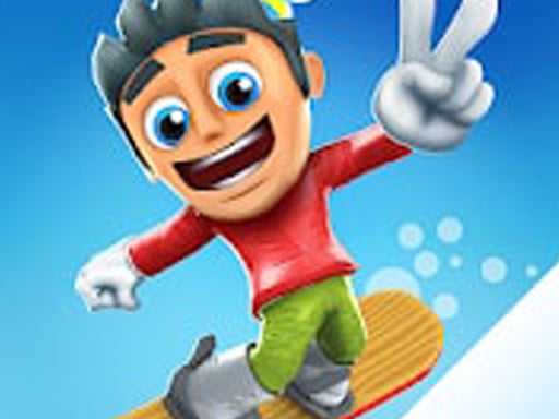 Snowy Skate  Snowboard